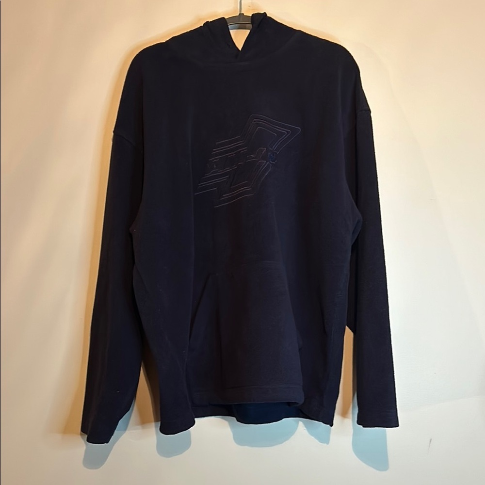 Navy Blue Hoodie with Logo